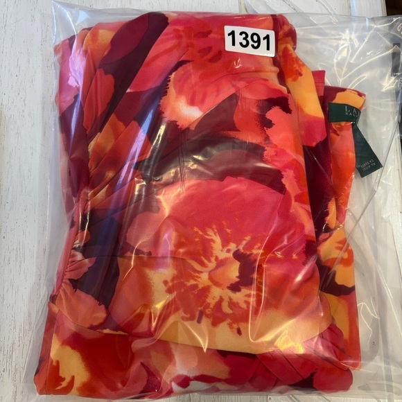 Lauren Ralph Lauren Dress Size 4 Women Sleeveless Sheath Floral - Picture 6 of 6